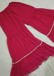 Pink Sequins Kurti &amp; Sharara