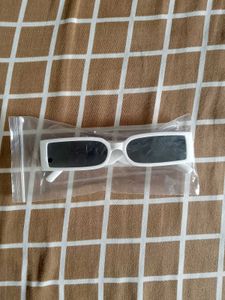 White Futuristic Sunglasses