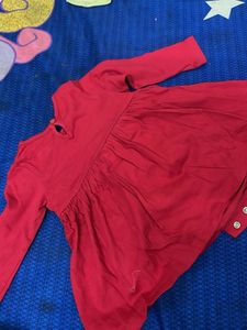Cute Red Baby Dress