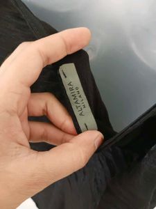 Black Fringe Detail Tank Top