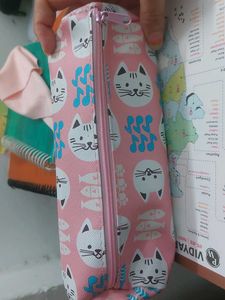 Cute Cat Print Pencil Pouch