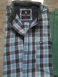 US POLO Branded Checked Men Shirt Set