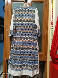 Xxl Size Kurti Elegant Peice