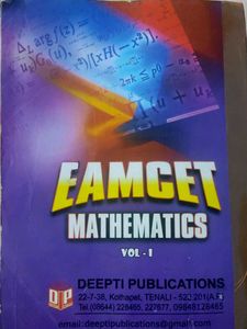 EAMCET Mathematics Vol-I