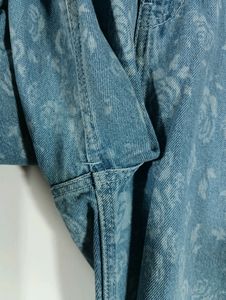 Blue Casual Printed Jeans (Women)