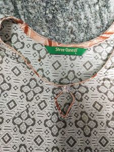 Three Piece Printed Kurta