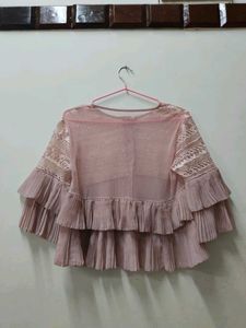 Lace Ruffle Top