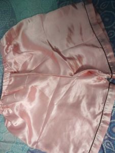 Satin Half Night Suit