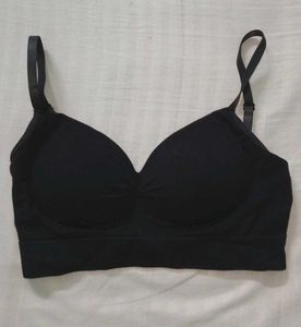 Comfortable Black And Skin Tone Everyday Bra Free