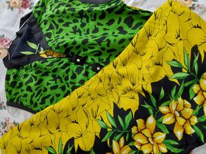 YELLOW-GREEN KURTI