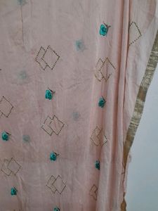 Chiffon Full Embroidery Dupa