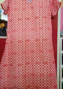 Floral Print Kurta