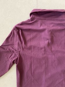 Shein Purple Button-Down Top / Shirt