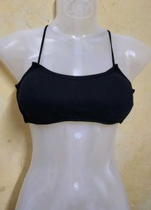 Elegance Cotton Black and Maroon Tube Bra - Pk 2