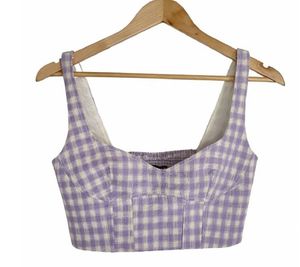 Zara Lavender Crop Top Size s