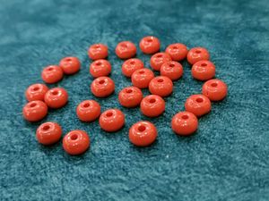 Coral Round Pony Beads - Craft Supplies
