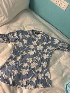 Floral Button-Down Top