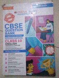 Oswaal Class 10 English Question Bank