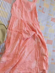 Check this outAKS Couture Women Peach-Coloured Pri