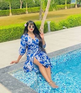 Vacation Wrap Dress💙💙