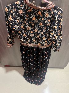 Floral Embroidered Midi Dress