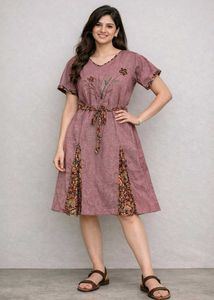 Floral Embroidered Dress