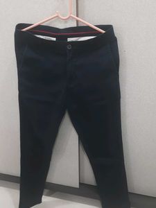 Navy Blue Casual Pants