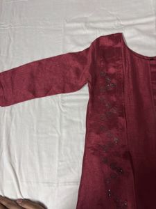 RUST ANARKALI KURTI