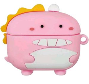 Pink Dinosaur silicon Pro &amp;Pro2 Airpod Case Cover
