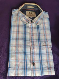 Louis Philippe Checkered Casual Shirt