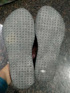 Sparkly Black Flip Flops