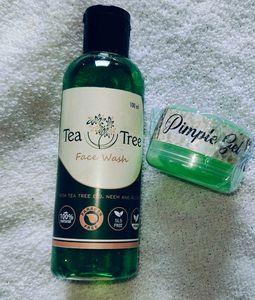 Tea Tree Face Wash &amp; Pimple GEL