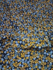 Multicoloured Puff Sleeve Dress