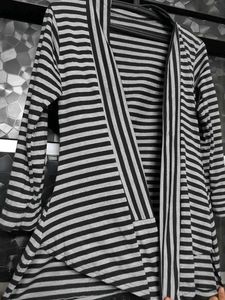 Striped Cardigan &amp; Top Set