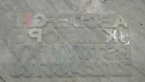 Alphabet &amp; Number Silicone Mold