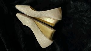 Sparkling Gold Heels