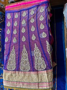Lengha With Saree