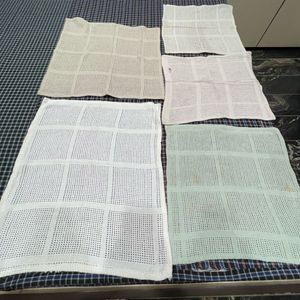 5 Pieces Of Napkin Or Thali Covers