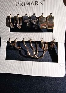 Golden Pinteresty Hoop Earring