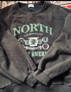 Charcoal Crop sweatshirt