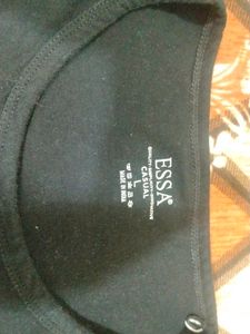 Printed Black T-Shirt