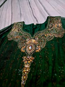 Churidar / Salwar Suit Set Of Heavy Stone Work