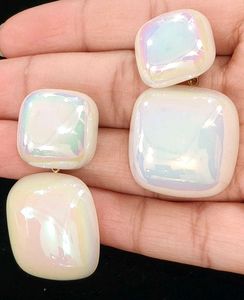 Iridescent Stud Earrings