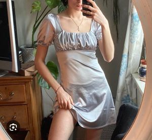 H&M puff sleeve dress