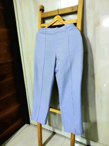 Levender Self Design Trousers wIst size-28-3