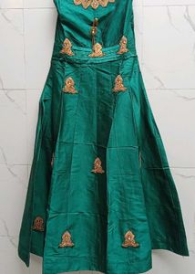 Elegant Green Ethnic Gown