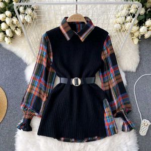 women&#39;s Winter shirt+ sweater combo
