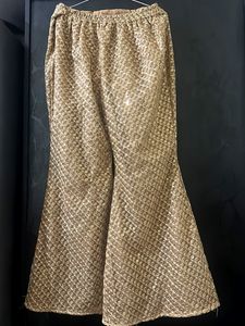 Gold Colour Palazzo Pant