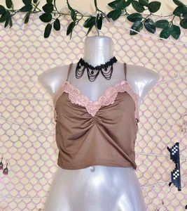 Size Small 🎁Buy 2 Get 1 Free 🎁Lace Trim Cami Top