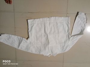 White Denim Jacket